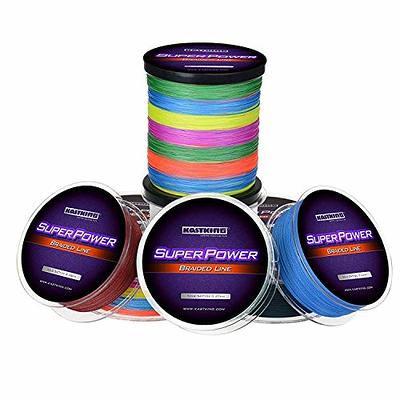 KastKing Superpower Braided Fishing Line,Yellow,20 LB,547 Yds