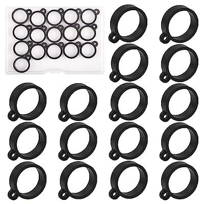  Pack of 6 Elastic Fishing Rod Hook Keeper Fly Pole Rubber  Rings Metal : Sports & Outdoors