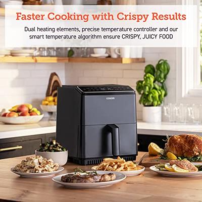 COSORI Pro III Air Fryer Dual Blaze, 6.8-Quart & Air Fryer Liners, 100 PCS  Square