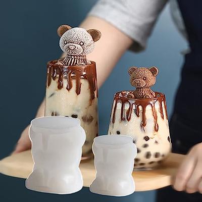 Cute Teddy Bear Ice Cube Tray, Silicone Flexible Food Grade Ice Cube Mold, Ice  Trays For Freezer, Ice Cube Maker, Easy Release Ice Maker, For Soft Drinks,  Whisky, Cocktail, And More, Kitchen