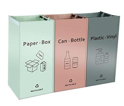 Clean Cubes 13 Gallon Trash Cans & Recycle Bins for Sanitary Garbage  Disposal. Disposable Containers for Parties, Events, Recycling, and More. 3  Pack