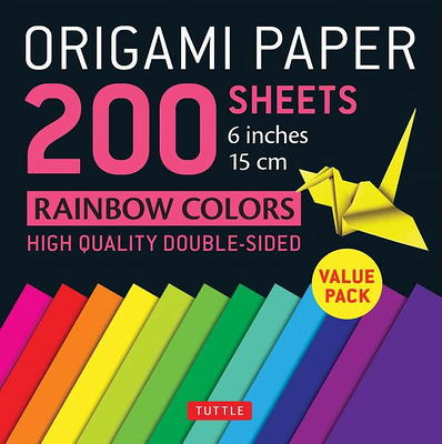  Origami Paper Double Sided Color 200 Sheets,6x6