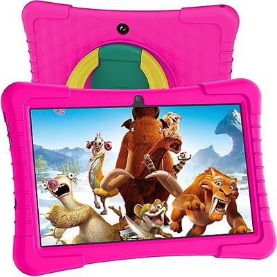 Toddler Tablet，7 Inch Android 12 Kids Tablets, Red 32GB Storage, 2MP+5MP  Dual Cameras, Cute Educational Learning Childs Tablette Enfant for Boys  Girls