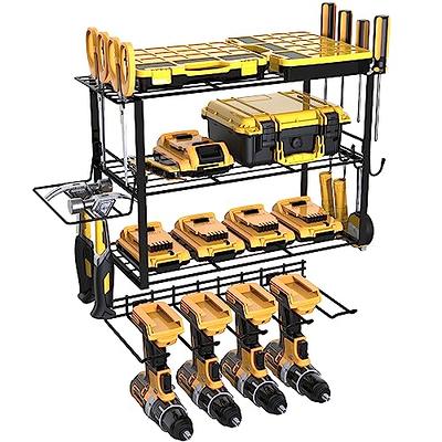 Metal Power Tool Rack Heavy Duty Storage Shelf Tool 