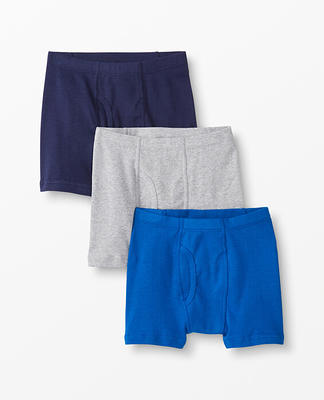 Boys' Navy & Heather Grey Baltic Boxer Briefs in 100% Cotton - Size Big  Kids XL by Hanna Andersson - Yahoo Shopping