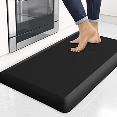  KMAT Kitchen Mat Cushioned Anti-Fatigue Floor Mat Waterproof  Non-Slip Standing Mat Ergonomic Comfort Floor Mat Rug for  Home,Office,Sink,Laundry,Desk 17.3 (W) x 28(L),Brown : Home & Kitchen