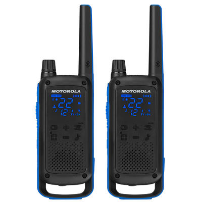  Motorola Solutions, Portable FRS, T200, Talkabout, Two-Way  Radios, Rechargeable, 22 Channel, 20 Mile, Dark Gray, 2 Pack : Electronics