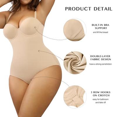 No Show Underwear Thermal Shapewear Tummy Control Women's Back Take Off Body  Shaper