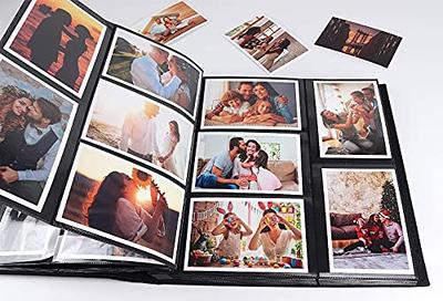 Artmag Photo Picutre Album 4x6 500 Photos Extra Large Capacity Leather Cover Wedding Family Photo Albums Holds 500 Horizontal and Vertical 4x6 Photos