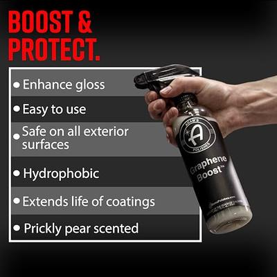  Adam's Graphene Boost - Graphene Ceramic Coating Spray For Car  Detailing, Adds Protection & Extends The Life Of Top Coat Ceramics, Maintenance Spray On Wipe Off