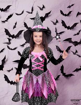 KatchOn, Black and Purple Witch Costume for Girls - Halloween Costumes for  Kids, Hocus Pocus Costumes for Kids, Kids Halloween Costumes