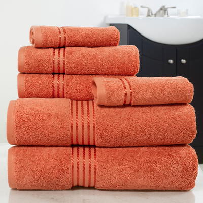 StyleWell HygroCotton Stone Gray 6-Piece Bath Towel Set