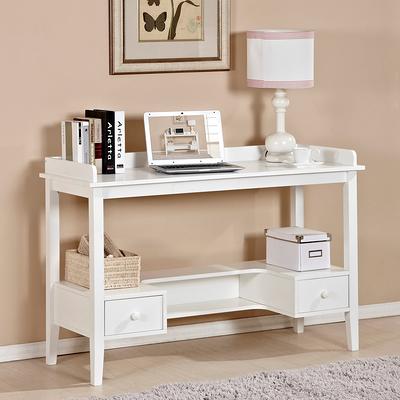 Magic Home 41.73 in. Computer Desk with Drawers Teens Study Student Writing  Desk Home Office Desk for Bedroom Small Spaces, White MH-CD-057 - The Home  Depot