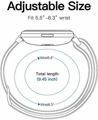 IDW13,IDW16,IDW19 Smartwatch Bands, Lamshaw 22mm Stretch Elastics