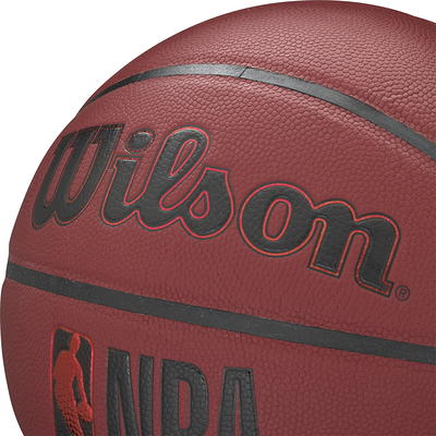 Wilson NBA Authentic Outdoor Basketball, Brown, 27.5 in. 