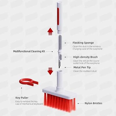  5 in 1 Keyboard Cleaning Brush Kit, Multi-Function Cleaning  Tools Kit for Computer Bluetooth Earphones Lego Laptop Airpods Pro Camera  Lens (Red) : Electronics