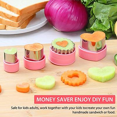 6Pcs/Set Rice Vegetable Fruit Cutter Mold Durable Food Decor