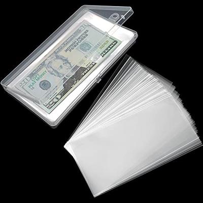 Money Saving Binder Book, 50Pages Clear Currency Sleeves, Bill  Holders Money Protector for Commemorative Banknote,Tickets, Stamp  Collecting Supplies, Portable Cash Holders for Collector (Blue) : Office  Products