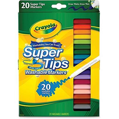 Crayola Super Tips Marker Set (120Ct), Bulk Washable Markers for