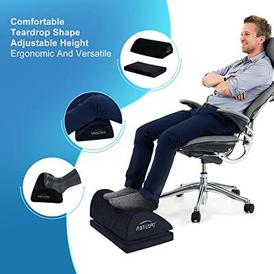 TALSTILA Foot Rest for Under Desk at Work, Office Desk Accessories - Foot  Stool, Ergonomic Adjustable Memory