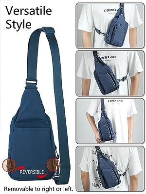 ZOMAKE Sling Bag for Women Men:Small Crossbody Sling Backpack - Water  Resistant Mini Shoulder Bag Chest Bag for Travel