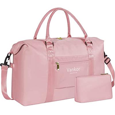 Pink Large Travel Duffle Bag for Women & Men