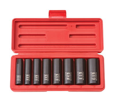 3/8 Inch Drive 6-Point Impact Socket Set (42-Piece), TEKTON