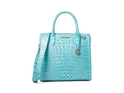 Brahmin Melbourne Large Duxbury Satchel (Saltwater Taffy) Handbags