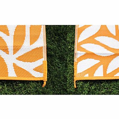 HIHEGD Outdoor Rug for Patio Camping RV, Waterproof Reversible Mat, Plastic  Straw Rug for Indoor Outdoor Patio Clearance, Porch, Deck, Backyard