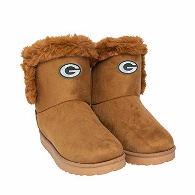 Cuce Black Green Bay Packers Suede Knee-high Boots