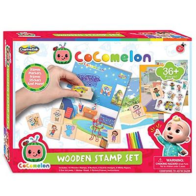 Cocomelon Stamp Set by Creative Kids- 36+ Piece Wooden Stamps Set Includes  Ink Pads, Stickers, Markers, Picture Frames - Montessori Wood Stamp  Birthday Gift Set for Girls Boys Toddlers Ages 3+ - Yahoo Shopping