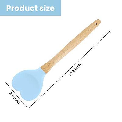 Silicone Slotted Spoons 10.6 Inch Silicone Nonstick Mixing Spoon