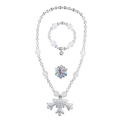 Buy Disney Womens Frozen II Necklace - Sterling Silver Frozen Necklace with  Elsa and Anna Pendant Jewelry - Elsa Necklace Online at desertcartINDIA