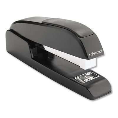 Quill Brand® Contemporary Desktop Stapler, 20 Sheet Capacity, Metallic  Black (79604Q)