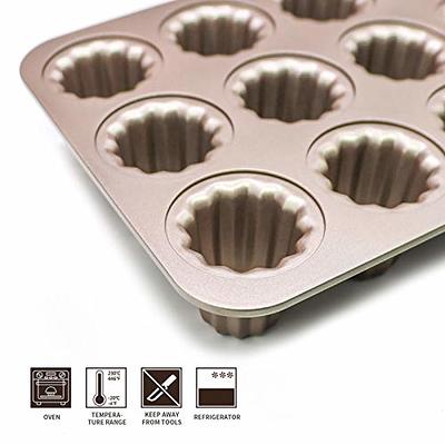 Wilton Non-Stick Mini Fluted Tube Pan, 12-Cavity, Steel, Multi