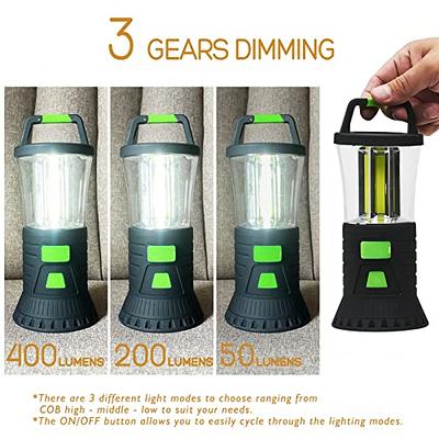 LE Battery Operated Camping Lights Dimmable 4 Modes 1000lm