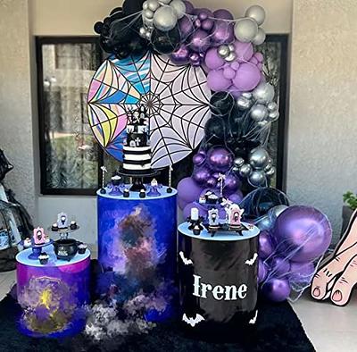 Metallic Chrome Black Purple Balloon Garland Arch Kit Birthday Party Decor  Kids Baby Shower Latex Foil