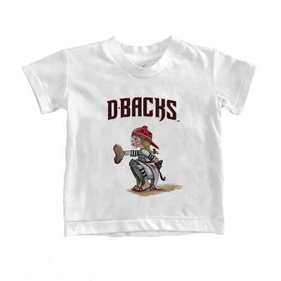 Lids Arizona Diamondbacks Tiny Turnip Youth Baseball Flag T-Shirt - White