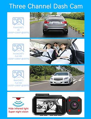 DDPAI Dash Cam 4k, 2160P Dash Camera for Cars Built in 5G WiFi GPS, Car  Camera with 64G EMMC, Sony IMX415, Night Vision, WDR, G-Sensor, 24H Parking