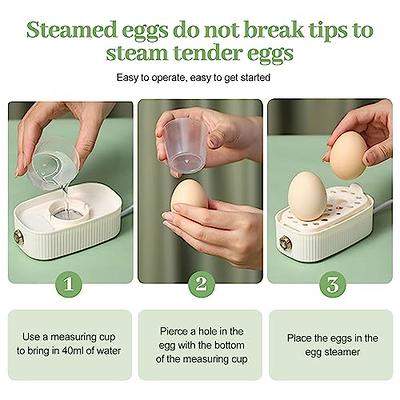 BELLA Rapid Electric Egg Cooker and Omelet Maker with Auto Shut Off, for  Easy to Peel, Poached Eggs, Scrambled Eggs, Soft, Medium and Hard-Boiled