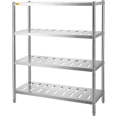 Mainstays Folding Metal Kitchen Pantry Organization Wire Shelf, White 