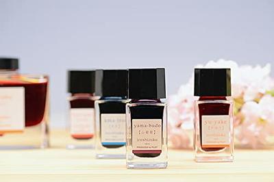 Pilot Iroshizuku Mini Bottled Fountain Pen Ink Hana-ikada, Hotaru-bi,  Sui-gyoku 15ml Bottle New 3 Color with Original Stylus Ballpoint Touch Pen