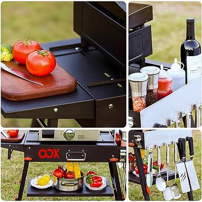 Universal Grill Rack Foldable Leg Outdoor Picnic Cooking Stand For