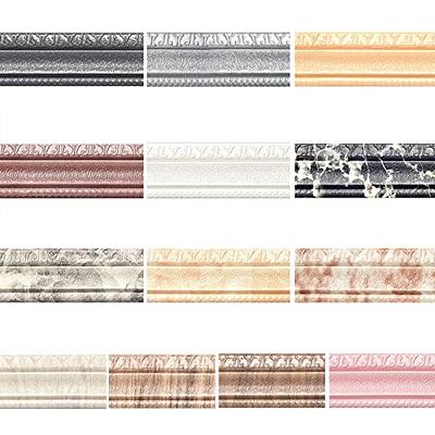 Flexible Molding Trim Self Adhesive Diamond Painting Frame Edge Decoration  PVC Wall Lines Wallpaper Border for Cabinet Edge