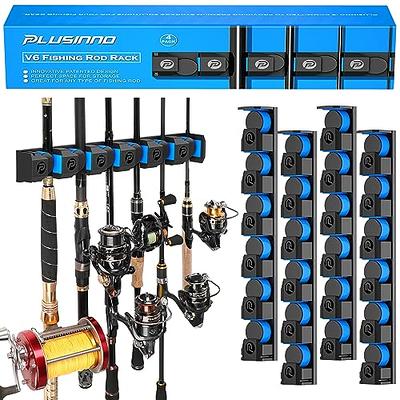 Plusinno V12 Upright Wood Fishing Rod Holders