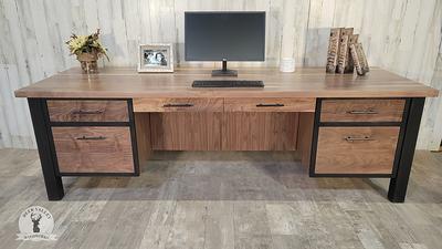 Tribesigns 78.74 L-Shaped Computer Desk with File Cabinet