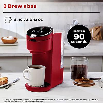 Instant Solo Single Serve Coffee Maker, From the Makers of Pot, K-Cup Pod  Compatible Brewer, Includes Reusable & Bold Setting, Brew 8 to 12oz., 40oz.  Water Reservoir, Red - Yahoo Shopping