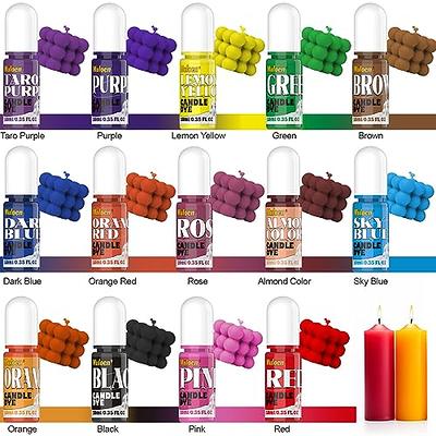 Candle Dye - 14 Colors Highly Concentrate Oil-Based Liquid Candle