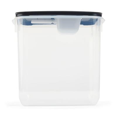 Iris Airtight Food Storage Container, 13.8 L X 14.6 W, Black/Clear
