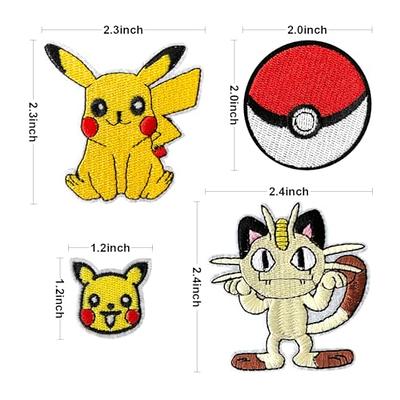 9Pcs Anime Iron On Patches for Clothing Cute Cartoon Sew On/Iron